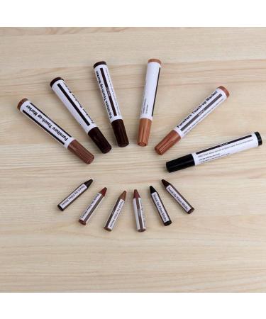 Premium Furniture Repair Kit - 13 Wood Markers & Wax Sticks for Scratch Repair on Wood Floors - Buy Online on GoSupps.com