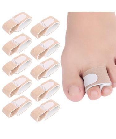 10 Pcs Hammer Toe Straightener Non-Slip Hammer Toe Corrector for Comfortable Wearing Experience Treating Overlapping Hammer Crooked Protect Toes from Secondary Trauma and Broken Toes