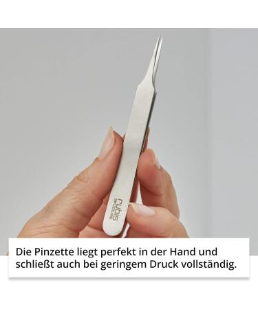 Rubis Splinter Tweezers | Precision Tweezers for Splinters Ingrown Hairs & Blackheads | Stainless Steel Quality - Buy Online on GoSupps.com