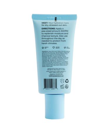 Miami Beach Bum Hydrating Face Rescue Cream (2 Pk) - Hyaluronic Acid Vitamins A + C Non-Greasy Fragrance-Free for Sensitive & Acne-Prone Skin - Calms Redness & Tightens Pores (1.7oz each - Buy Online on GoSupps.com