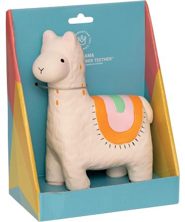 Manhattan Toy Fruity Paws Lili Llama | 100% Natural Rubber Baby Teether - Buy Online on GoSupps.com
