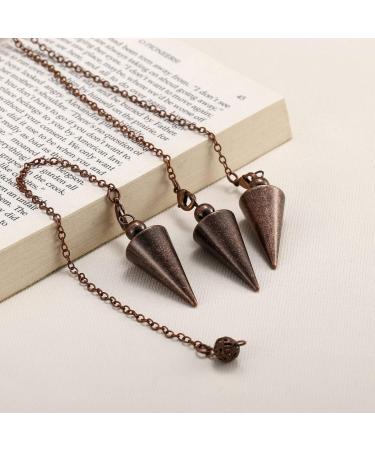 JSDDE Copper Dowsing Pendulum for Reiki Healing and Divination - Bronze - Buy Online on GoSupps.com