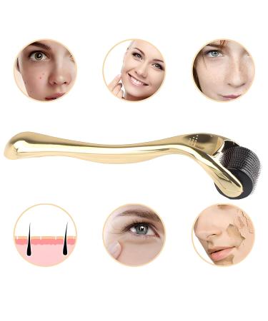 Retoo Dermaroller for Microneedling - Face & Body Anti-Aging & Hair Growth | 0.5 1 1.5mm Needles - Buy Online on GoSupps.com