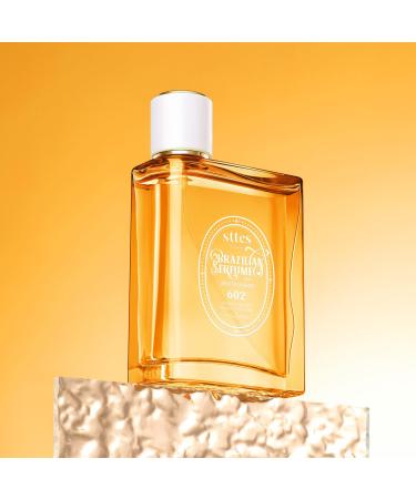 Valentine's Day Gift Brazilian Perfume 602# (Irresistible Sunshine) - Eau de Perfume 100ml (3.4fl oz) Vanilla Gourmet Tune (Caramel Vanilla Flavor) irresistible sunshine'602