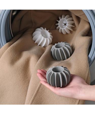 Reusable Laundry Balls Laundry Scrubbing Balls For Washing Machine Silicone Steamer Dryer Balls Washer Balls Washing Ball Organic Fabric Softener Spray (White One Size) White One Size - Buy Online on GoSupps.com