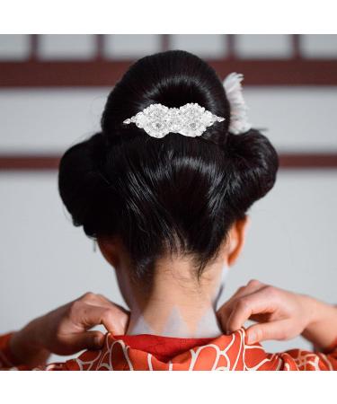 OATIPHO Bridal Wedding Hair Side Comb Rhinestones Hair Pieces Bride Hair Jewelry for Brides Bridesmaids Women Girls Silver - Buy Online on GoSupps.com