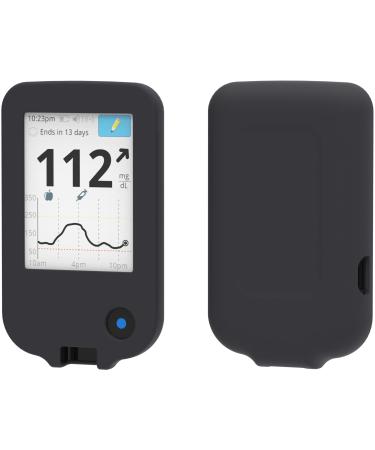 foto-kontor Case compatible with Abbott Freestyle Libre 1 Case Silicone Protective Case black Silicone Black