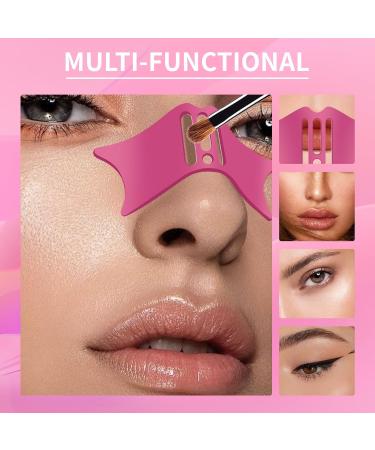 Silicone Nose Contour Eyeliner Stencils - Reusable Makeup Tool for Quick Application | Beginner-Friendly Nose Shadow & Winged Eyeliner Guide - Buy Online on GoSupps.com