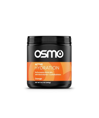 Osmo Nutrition Active Hydration Mix | During-Exercise Electrolyte Powdered Drink | Fastest Way to Rehydrate | Improves Power Output & Endurance | All Natural Ingredients (Orange, 15 oz.) Orange 14.2 Ounce (Pack of 1)
