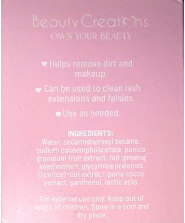 Buy Beauty Creations Lash Shampoo - Gentle Cleansing for Lashes | International Shipping Available - Buy Online on GoSupps.com