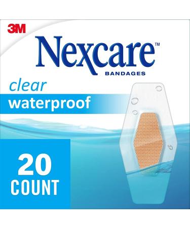 3M Waterproof Bandages - 20 ct, 1-1/16x2-1/4, Clear (MMM58620PB) | Bandages and Dressings - Buy Online on GoSupps.com