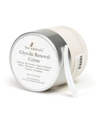 Glycolic Renewal Creme- Lactic Acid- Orange and Lemon Peel Extract and Essential Oils- Exfoliate Revitalize and Hydrate Skin-reduce Dark Spots and Fine Lines and Wrinkles- Cruelty Free
