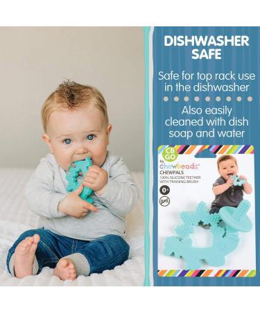 Chewbeads - Chewpal - 100% Silicone Teething Toy with Training Brush for Infants  Babies & Toddlers - Textured Baby Teether - Medical Grade Silicone  BPA Free & Phthalate Free Butterfly - Buy Online on GoSupps.com