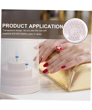 FRCOLOR 6 Pcs Grinding Head Storage Box Drill Bit Case Nail Drill Bits Stand Nail Drill Bit Organizer Nail Tool Organizer Manicure Nail Bit Nail Drill Case Drill Stand Plastic Portable - Buy Online on GoSupps.com