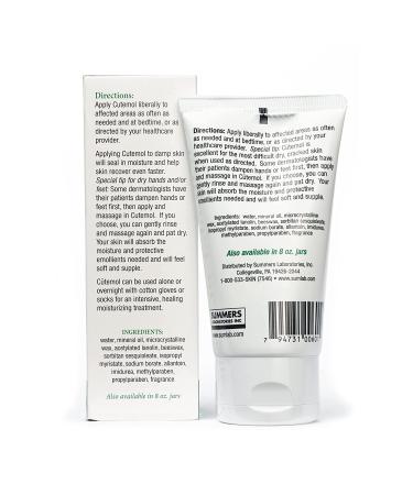 Cutemol Emmollient Skin Cream 2oz (2-pack) - Buy Online on GoSupps.com