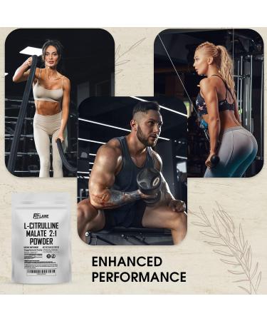 L-Citrulline Malate 2:1 Powder 300g - Pure Pre-Workout Amino Acid Supplement - Bulk L-Citrulline Powder by Fit Lane Nutrition - No Additives International Shipping Available - Buy Online on GoSupps.com