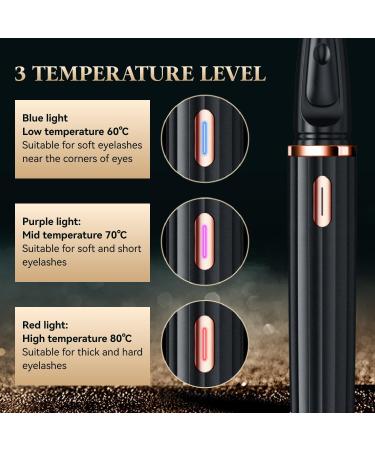 Shop Heated Eyelash Curlers - 2 in 1 Clip-Type 24-Hour Natural Curl USB Rechargeable Perfect Gift for Women & Girls - Buy Online on GoSupps.com