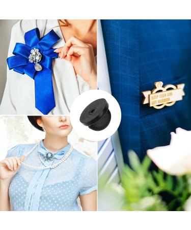 100PCS Rubber Pin Backs - Butterfly Clutch Safety Backs for Lapel Pins & Badges - Buy Online on GoSupps.com