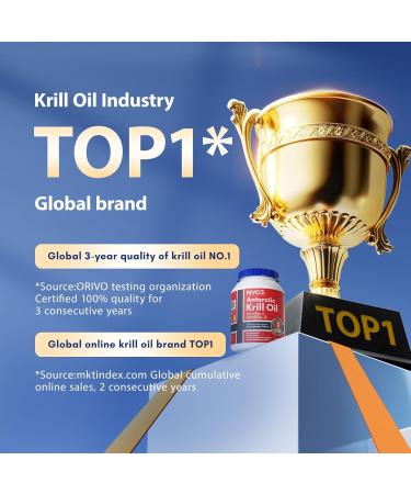 NYO3 Krill Oil Omega 3 Supplement 1000mg 90 Softgels EPA & DHA Pure Antarctic Krill Oil with Astaxanthin and 56% Phospholipids Laboratory Tested 90 Count (Pack of 1) - Buy Online on GoSupps.com