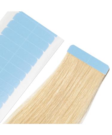 Ajerg Hair Extensions Tape Kit - 1220-Piece Double Adhesive Replacement Tape for Tape-in Hair Extensions | Includes Plastic Scrap & Blades - Buy Online on GoSupps.com