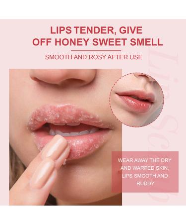 Strawberry Lip Peeling & Scrub - Hydrating Treatment for Cracked Lips Lip Mask for Repairing Cuticles & Fading Lines | International Shipping - Buy Online on GoSupps.com
