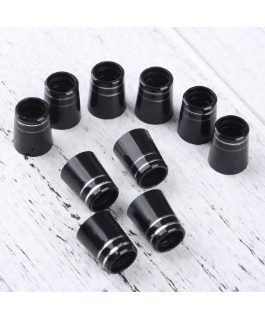 Golf Iron Ferrules 10-Pack - Re-Shaft Ferrule for Taper Tip Iron Wedge Shaft | Double Chrome Ring | Black | .350 - Buy Online on GoSupps.com