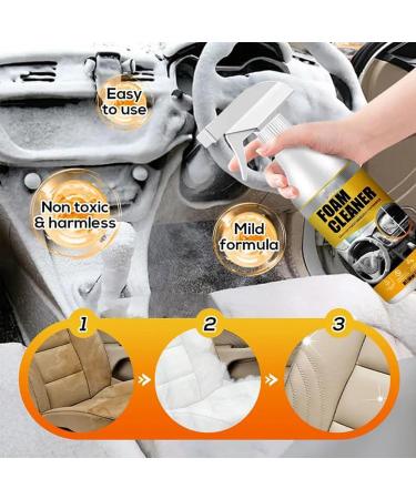 WOSLXM Homebbc Foam Cleaner Multi-Purpose Foam Cleaner Rayhong Foam Cleaner Car Magic Foam Cleaner Car Interior Foam Cleaner Foam Cleaner for Car (2PCS) - Buy Online on GoSupps.com