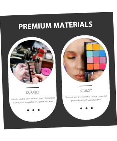 Beatifufu 2pcs Eye Shadow Box Highlighters Eyeshadow Case Empty Eyeshadow Organizer Household Do It Yourself - Buy Online on GoSupps.com