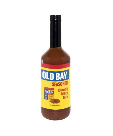 Old Bay Seasoned Bloody Mary Drink Mix, Gluten Free, All Natural, Low Sugar, Low Calorie, 32 oz, Case of 2