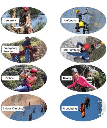XBEN Professional Mountaineering Rock Climbing Harness - Rappelling Safety Belt | Brown Black - Buy Online on GoSupps.com