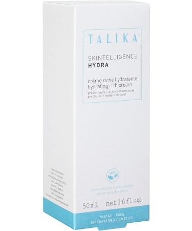 Talika - Rich Moisturising Face Cream - Skintelligence Hydra Hydrating Rich Cream - Intense Hydration Immediate Comfort Long Lasting - Ideal for Dry and Very Dry Skin - 50 ml tube - Buy Online on GoSupps.com