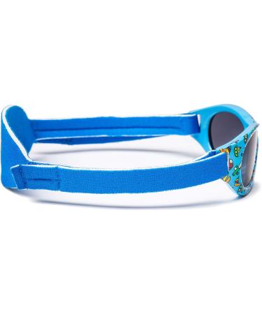 Kiddus Baby Sunglasses for Newborn Boys Girls Toddler | UV400 Coating, 100% UV Protection | Soft Adjustable Band | Ages 0 months - 2 years - Buy Online on GoSupps.com