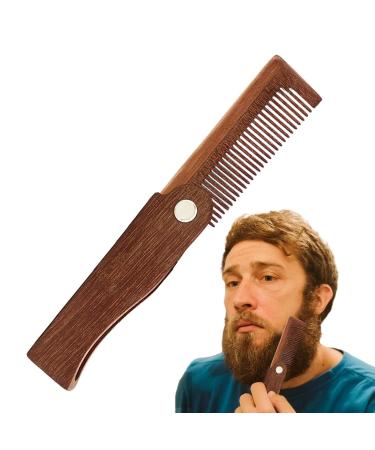 Mens Foldable Beard Comb | Kleinr Bartkamm - Durable & Lightweight Pocket Grooming Tool - Buy Online on GoSupps.com