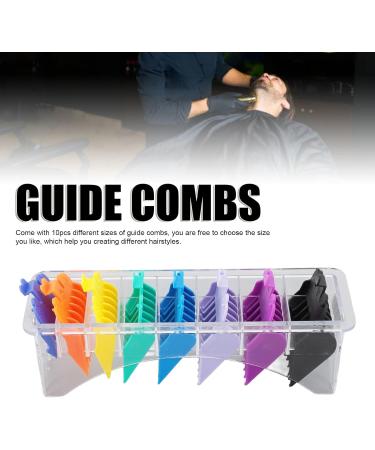 Hair Clippers Guide Combs Cutting Guides 10 Different Sizes Easy to Install and Remove Suitable for Salon Barber - Buy Online on GoSupps.com