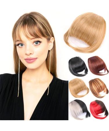 Bangs Hair Clip Clip in Bangs Natural Straight Synthetic Blunt Bangs Hair Extensions 6" Short Straight Hairpiece Front Neat Bang Clip-In Full Bangs for Women Bangs Clip in Hair (Color : SW65-105) - Buy Online on GoSupps.com