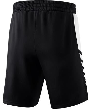 Erima Unisex Kids Shorts Six Wings Short 128 - Stylish Black/White for International Shipping - Buy Online on GoSupps.com