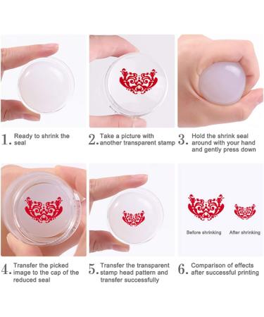 Jiulory Silicone Jelly Stamper Set for DIY Gel Nail Art - Dual-end Nail Stamping Kit with Scrapers - French Tip Manicure Tools - Buy Online on GoSupps.com