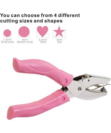 Jeemiter 1/4 Inch Heart Hole Punch with Soft-Handled for Tags - Buy Online on GoSupps.com