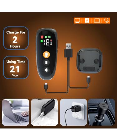 2000M Remote Range Dog Training Collar | Rechargeable with 4 Training Modes | LED Light, Sound, Vibration | IP67 Waterproof - Buy Online on GoSupps.com