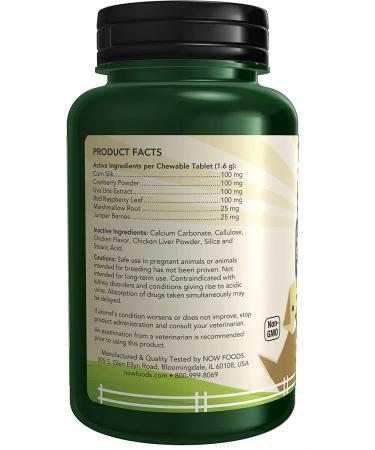 Now Foods Pets Urinary Support for Dogs & Cats - 90 Chewable Tablets - Buy Online on GoSupps.com