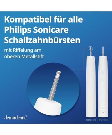 Demirdental Replacement Brushes for Philips Sonicare C3 Premium - 3 Pack Black - Plaque Defense - Buy Online on GoSupps.com