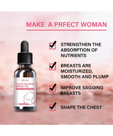 Natural Breast Essential Oil | Breast Firming & Plumping Massage Oil for Women | Enhance & Lift | 1pc - Buy Online on GoSupps.com