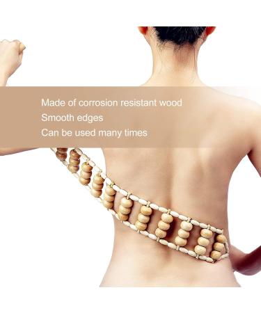 Wood Back Massage Scooter | Hand Excavator Meridiane | Fatigue Relief & Detox Tool for Back Neck Shoulders & Legs - Buy Online on GoSupps.com