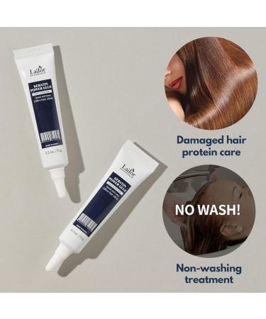 LA DOR Keratin Power Glue Hair Ampoule 15g - Moisturizing Deep Conditioner for Weakened & Damaged Hair | Scalp Treatment & Silk Protein Restorative - Buy Online on GoSupps.com