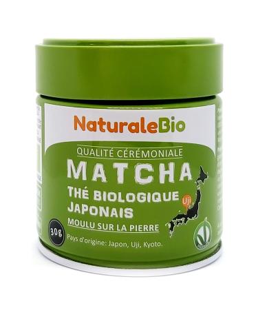 Organic Japanese Matcha Tea. Ceremony Matcha Green Tea Powder. Matcha Green Tea Produced in Japan Uji, Kyoto. Ideal for Drinking, Po