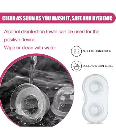 Nipple Corrector for Inverted Flat And Shy Nipples Inverted Nipple Corrector Sucks Sunken Flat Nipples Transparent Silicone Nipple Suckers Breastfeeding for Pregnant Women Young Girl - Buy Online on GoSupps.com
