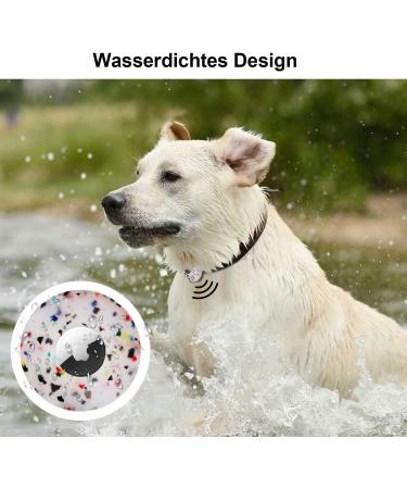 Linteker Protective Cover for Apple Airtag - Durable GPS Finder Case for Dog & Cat Collars - Transparent Flower Design - Buy Online on GoSupps.com