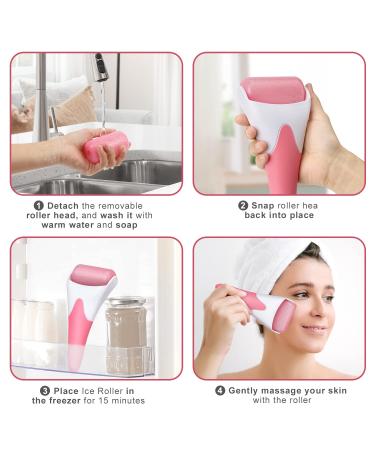 UUGLAM Ice Roller for Face & Eyes Puffiness Relief - Women's Gift (Pink) - Buy Online on GoSupps.com