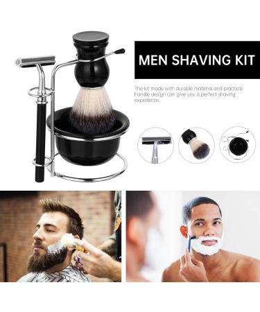 Milists 4PC Inner Shaving Kit - Stainless Steel Razor Brush & Bowl | Premium Beard Shaving Set for Men - International Shipping Available - Buy Online on GoSupps.com