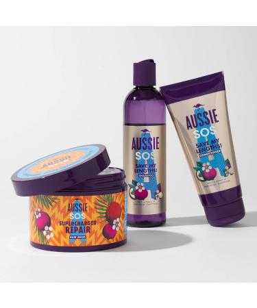 Aussie SOS Save My Long Hair Conditioner 200ml | Vegan Anti-Frizz Shine & Nourishing Care | Cruelty-Free for Dry Hair - Buy Online on GoSupps.com